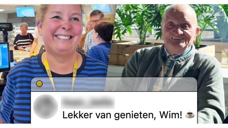 Ikea regelt bijzondere verrassing voor vaste koffiedrinker Wim en ontroert klanten